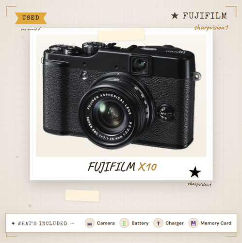 Fotocamera fuji x10 - fuji, exr