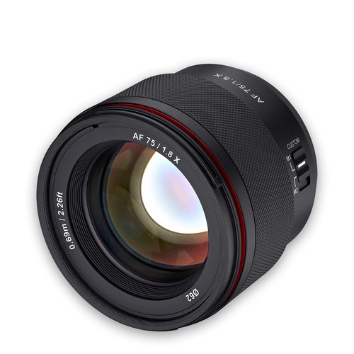 Samyang 75mm per - samyang, af